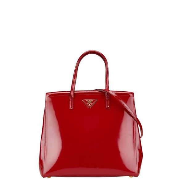 Pre Loved prada Women red | red Handbags - Picture 1 of 6